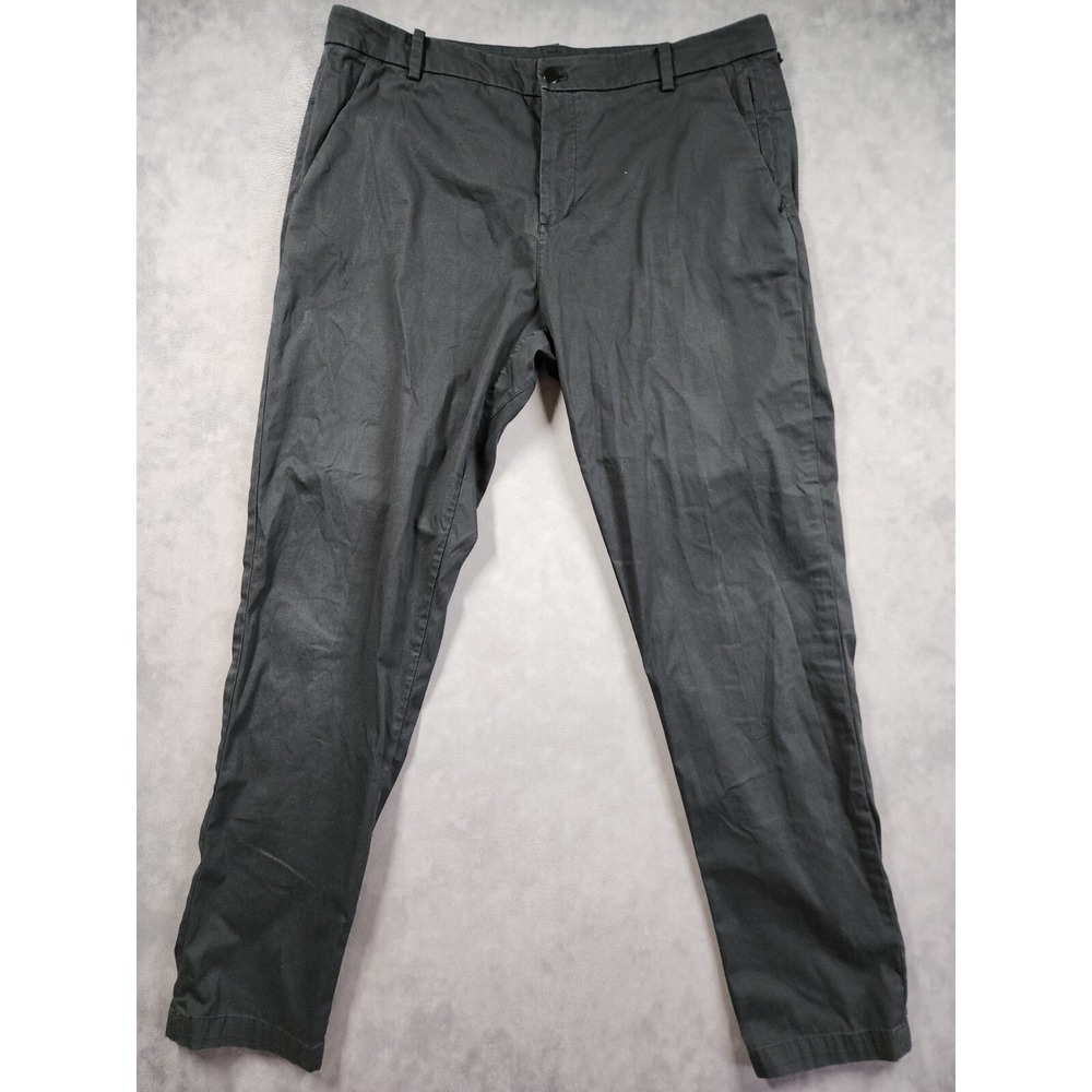 Lululemon Commission Pant Classic Fit Chino Trousers Mens 38 Black